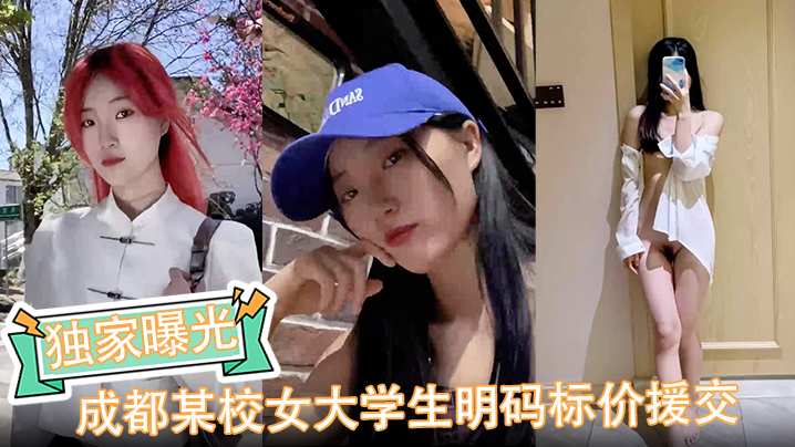 【独家曝光】成都某校女大<span style="color: #ff5b82">学</span><span style="color: #ff5b82">生</span>明码标价援交陪玩伴游卖逼视频被金主爆出完整版